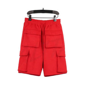 Pantalones cortos Cargo de lana de cintura media para hombre de alta calidad, algodón de secado rápido con cordón largo, pantalones cortos transpirables, diseño estampado - Product Image 4