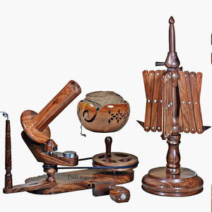 Sợi Gỗ Bóng Winder Với Ngăn Kéo Chất Lượng Để Quanh Co Bóng Sợi Swift Winder Đan Kit Sợi Winder Tại Giá Bán Buôn Ấn Độ - Product Image 5