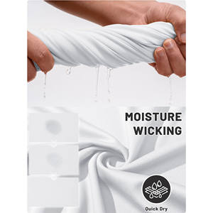 เสื้อกอล์ฟสำหรับผู้ชายกันรอยยับกระเป่าปักโลโก้แบบลำลองผ้าถักแบบเรียบง่ายไม่มีรอยยับ - Product Image 5