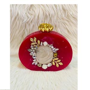 Bolso de Mano de Resina Epoxi, Bolso de Mano de Moda para Mujer de Calidad con Estilo Elegante, Bolso de Mano de la India - Product Image 2