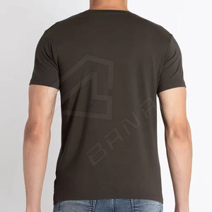 T-shirts pour hommes en coton uni fabriqués au Pakistan Service OEM Vente en gros T-shirts pour hommes à bas prix Chemise grande taille respirante - Product Image 3