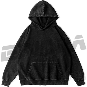 เสื้อฮู้ดดี้ทรงโอเวอร์ไซส์สีเทาอ่อน ลุคสตรีทสบายๆ สัมผัสนุ่ม ใส่สบายทุกวัน พร้อมสไตล์โดดเด่นทันสมัย - Product Image 4