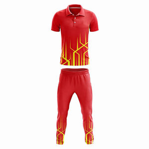 Créez votre propre logo personnalisé, uniforme de cricket grande taille / Maillot sublimé imprimé de haute qualité avec pantalon, séchage rapide - Product Image 6