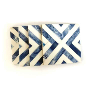 Posavasos de té de madera de alta calidad con estilo clásico, accesorios de mesa con incrustaciones de hueso de buena calidad, último diseño a la venta - Product Image 3