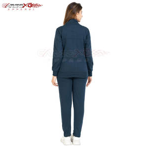 ชุดวอร์มผู้หญิงโพลีเอสเตอร์มีซิปแบบเต็มตัวสวมใส่สบายและมีกระเป๋าด้านข้างระบายอากาศได้ - Product Image 2