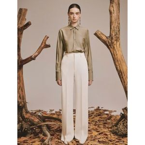 กางเกงผู้หญิงลายดอกลิลลี่ระบายอากาศได้ดีมีโลโก้ตกแต่งอย่างมีเสน่ห์บริการคอลเลกชันฤดูใบไม้ผลิฤดูใบไม้ร่วง - Product Image 1