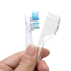 Cabezales de repuesto Toocare multicolor con diseños únicos y cubierta de plástico para cepillo de dientes - Product Image 1