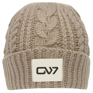 Bonnet classique à revers en tricot côtelé pour adultes Commande en gros Impression de logo et services OEM Bonnet - Product Image 2