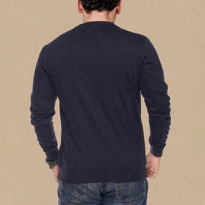 OEM Sweatshirts bicolores de haute qualité en coton polaire à manches longues avec impression personnalisée Sweat-shirt surdimensionné pour hommes - Product Image 2