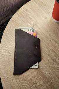 Titular de la factura Logotipo personalizado Restaurante Titular de la verificación de cuero genuino Invitado Presentador Titular de la factura 2017 - Product Image 4