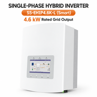 Onduleur solaire hybride Solis 4,6 kW monophasé double MPPT IP65 pour stockage d'énergie domestique S5-EH1P4.6K-L intelligent