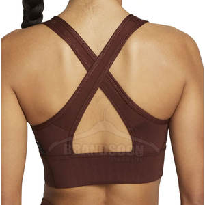 Sujetador Deportivo Transpirable Personalizado para Mujer, Talla Grande, con Soporte Medio, Tirantes Halter, Material Spandex/Poliéster, para Primavera/Verano - Product Image 2