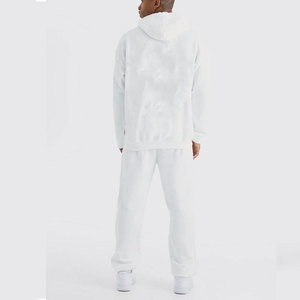 Nouveau design de survêtement pour hommes avec logo personnalisé de qualité supérieure survêtement à poches latérales à la mode surdimensionné de couleur contrastée - Product Image 3