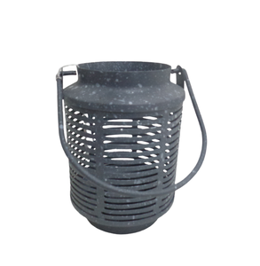 Lanterne en fer décorative faite à la main lanterne de bougeoir de lavage blanc pour la décoration de Noël et d'hôtel adaptée aux besoins du client - Product Image 6