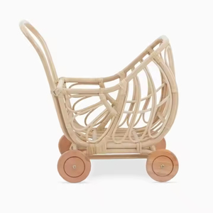 Meilleures ventes Wagon de poupées pour enfants en rotin écologique de style bohème rectangulaire Vietnam - Product Image 1