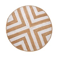 100% naturel coloré Design tressé chanvre Jute tapis coton ménage tapis moderne tissé à la main pour salon nouveauté motif