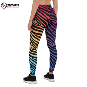 กางเกงโยคะเอวสูงผู้หญิงแบบสั่งทำขายดี ผ้าสแปนเด็กซ์โพลีเอสเตอร์ ยืดได้สี่ทิศทาง ระบายอากาศได้ดี เหมาะสำหรับออกกำลังกาย - Product Image 2