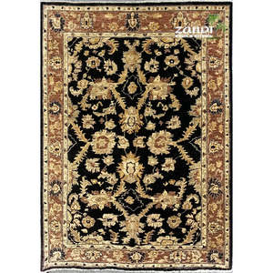 Alfombra Peshawar y Khotan anudada a mano, única en su tipo, de 5'8 x 7'8, Pes_Kho_51 - Product Image 1