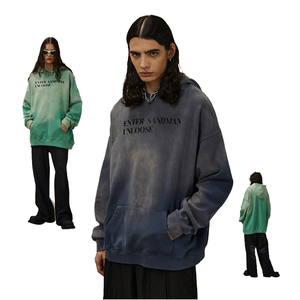 Sudaderas con capucha Unisex personalizadas de alta calidad, 100% algodón, técnica de soplo de gran tamaño, jersey de cuello redondo de invierno de temporada, venta al por mayor - Product Image 5