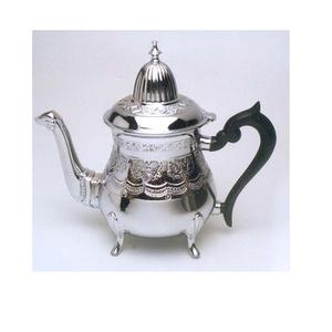 Ensemble de bouilloire en métal plaqué argent sur mesure pour le thé et le café, fait à la main, pour la table de cuisine, bouilloire à thé, théière - Product Image 4