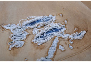 คุณภาพสูงแขนยาวPullover Streetwear Hoodiesไม่มีStringกรดล้างHoodie Vintage Distressed Hoodiesผู้ชาย - Product Image 4