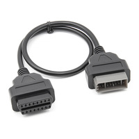 Cable Adaptador OBD2 de 14 Pines a 16 Pines, Conector de Diagnóstico Hembra para Autos Nissan Antiguos, Herramientas de Diagnóstico de Vehículos, Garantía de 1 Año