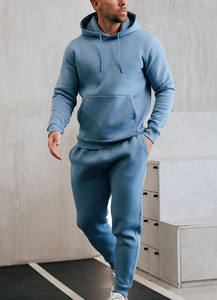 Ensemble de survêtement décontracté unisexe en coton 100% respirant avec cordon de serrage imprimé, pantalon de jogging surdimensionné - Product Image 4