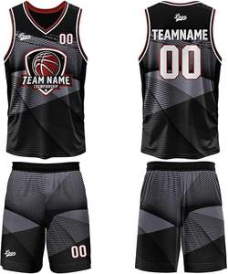 Sublimation complète Sequin Pratique Réversible Couleur Marron Logo Personnalisé Uniformes Gris Hommes Basketball Jersey Ensemble - Product Image 3