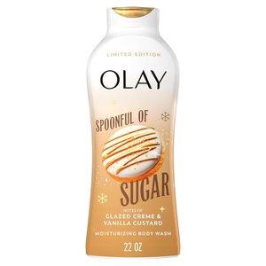 Gel Douche Olay Édition Spéciale Fêtes Hydratant et Nourrissant aux Extraits Végétaux Vitamine B3 Vanille Cremo 22 fl oz - Product Image 1