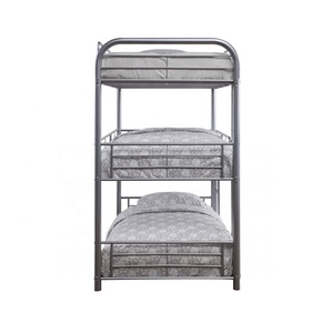 Lit superposé en métal à <span class=keywords><strong>3</strong></span> <span class=keywords><strong>niveaux</strong></span> pour trois personnes, design moderne, mobilier de chambre à coucher - Product Image 4