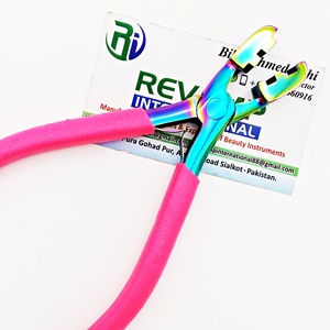 Poignée en caoutchouc rose en acier inoxydable professionnel Micro Kératine Remover Pince Kératine Bonding Fusion Bond Crusher Extension de cheveux - Product Image 3