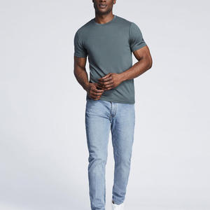 Camisetas de Manga Corta para Hombre, 100% Algodón, Unisex, Corte Holgado, con Logotipo Personalizado, Ecológicas, de Secado Rápido y Transpirables - Product Image 3