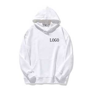 Sweat à capuche en molleton lourd personnalisé en gros, streetwear, pull uni pour les marques et les marques privées - Product Image 3