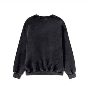 Sweat-shirt pour homme délavé à l'acide, look vintage, tissu doux, décontracté, streetwear tendance, sweat-shirt pour homme délavé à l'acide - Product Image 2