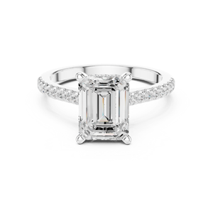 ข้างหน้าของเครื่องประดับหัวใจ14K แหวนโดมที่ไม่ซ้ำกันในทองคำโปแลนด์สูงสำหรับรูปลักษณ์ที่โดดเด่น - Product Image 3