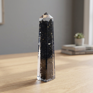 Torre de Orgón de Turmalina Negra, Pirámide de Cristal Natural, Piedra de Sanación Energética, Gema Decorativa, Venta al por Mayor - Product Image 3