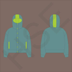 Sudadera con Capucha y Media Cremallera para Hombre, Chaqueta Casual con Capucha y Bolsillo, Cortavientos y Cálida - Product Image 4