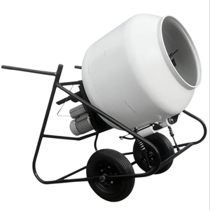 Hecho en Malasia Máquina mezcladora de cemento eléctrica 180L Capacidad 0.75HP Motor Tambor de PVC resistente Alta eficiencia Bajo mantenimiento - Product Image 1