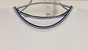 BD hommes décontracté coton à manches courtes T-Shirt 100% coton tricoté personnalisé solide motif broderie Patch ajustement régulier - Product Image 4