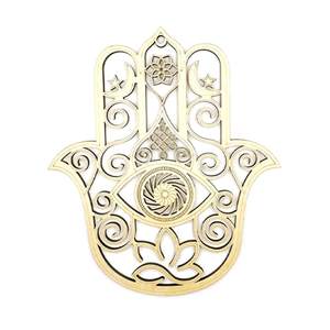 Decoración Interior de Estilo Rústico, Adorno Artesanal de Madera para Colgar en la Pared, Arte en Madera Tallada Cuadrada - Product Image 5