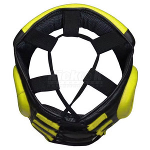 Protector de Cabeza de Cuero Duradero para MMA con Cobertura Facial Completa, Diseño Ligero para Entrenamiento Prolongado y Sparring, Ecológico - Product Image 4