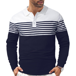 Polos de diseño de gran venta, camisetas de poliéster de Color sólido con logotipo personalizado, uniformes de Polo de Golf, polos bordados para hombre - Product Image 4
