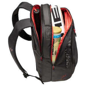 Coello Pro X 30L <b>Backpack</b> Fashion Sports Bag with Custom Logo Waterproof PU Material for Outdoor Paddle Racket Use Black Color - Product Image 2