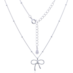 Collier à breloques en argent sterling 925 à la mode avec chaîne Thaïlande vente en gros pour cadeau ou fête - Product Image 2