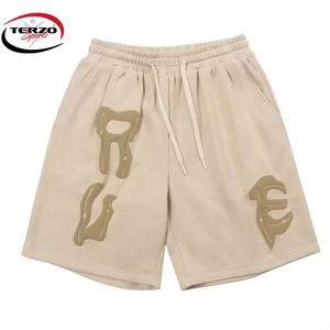 Pantalones Cortos Deportivos de Algodón para Hombre Terzo Sports con Logotipo Bordado Personalizado, Pantalones Deportivos de Malla Transpirable de Verano, de Alta Calidad y Secado Rápido - Product Image 2