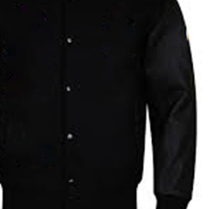 เสื้อแจ็คเก็ตบอมเบอร์ผ้าซาตินสีดำเงา รุ่นกันน้ำ ระบายอากาศได้ดี สไตล์วาร์ซิตี้ แบบกลับด้านได้ พร้อมตัวอักษรกรีก สำหรับกิจกรรมสocs  ลำลอง สวมใส่ด้านหน้า - Product Image 6