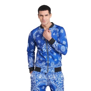 Latest <b>Men</b> & Women Blue Sublimated <b>Bandana</b> Printed 100% Cotton Tracksuit Set <b>Men</b> Casual Tracksuits by Laz Industry - Product Image 3