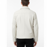 Veste en cuir de mouton pour homme, fournisseur en gros OEM personnalisé, vêtements d'extérieur de haute qualité, réversibles, écologiques, imperméables et durables