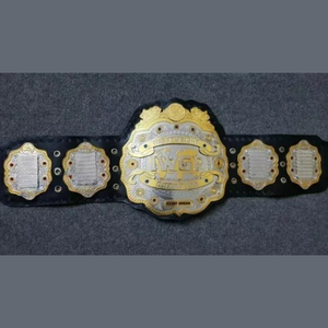 Conçu sur mesure WWE Championship Wrestling Belts 4mm Zinc Plaques Bracelet en cuir World Heavyweight Champion Belt Ronpex - Product Image 6