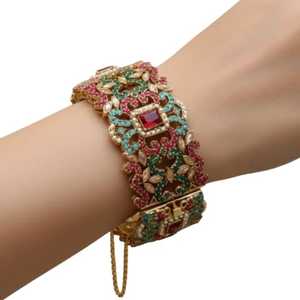 Venta Directa de Fábrica, Conjuntos de Brazaletes de Vidrio Redondos, Conjuntos de Churiyan Religiosos Islámicos para Mujeres Adultas, Joyería India - Product Image 1